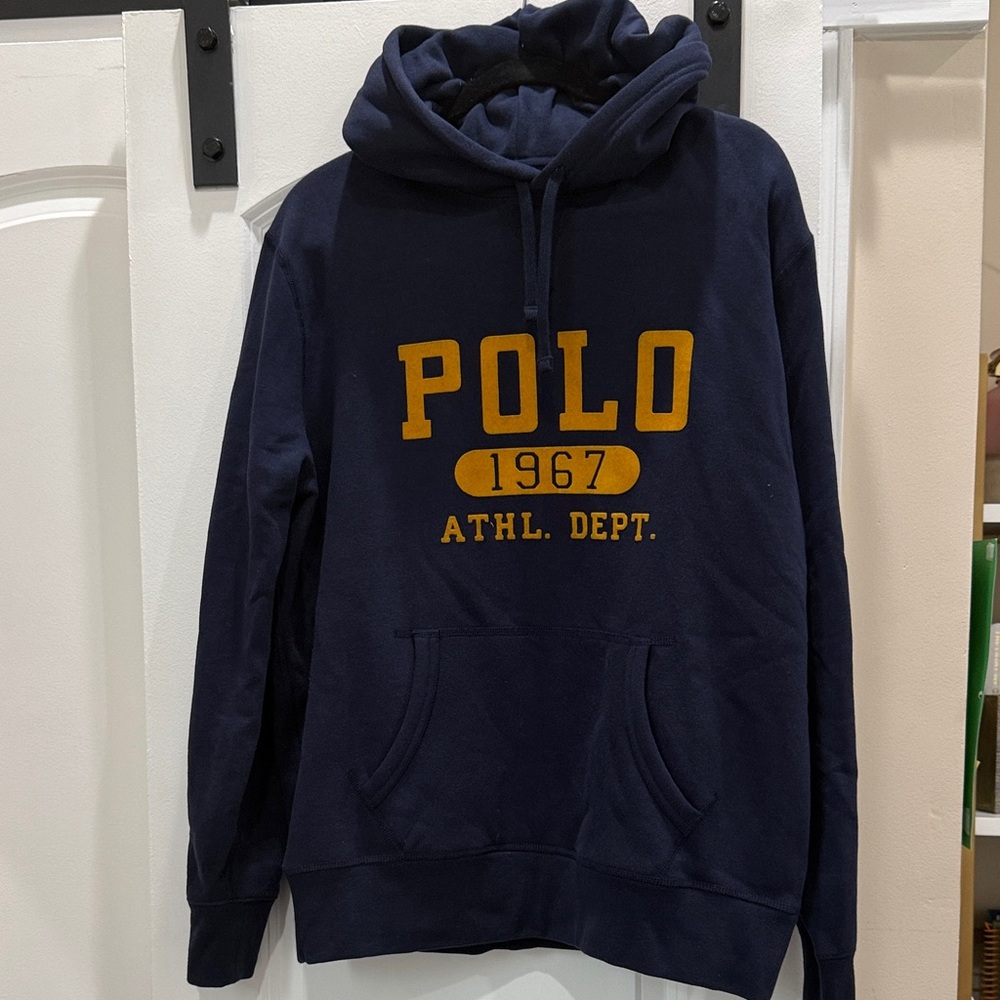 Polo by Ralph Lauren Navy and Gold Hoodie